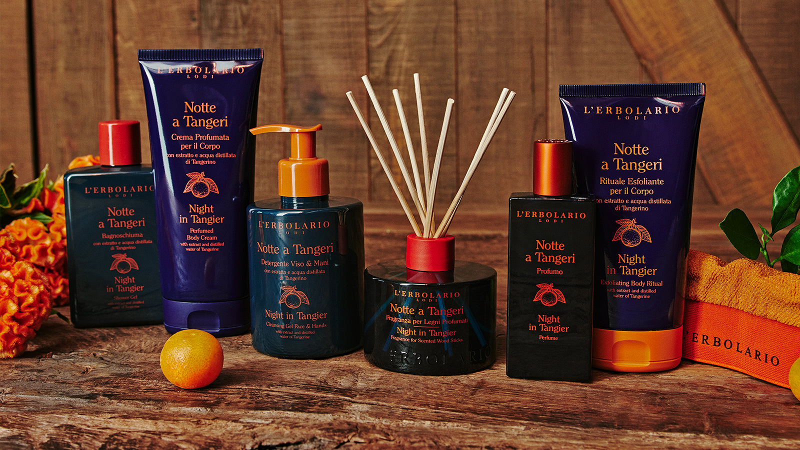 Tutti i prodotti della linea Notte a Tangeri