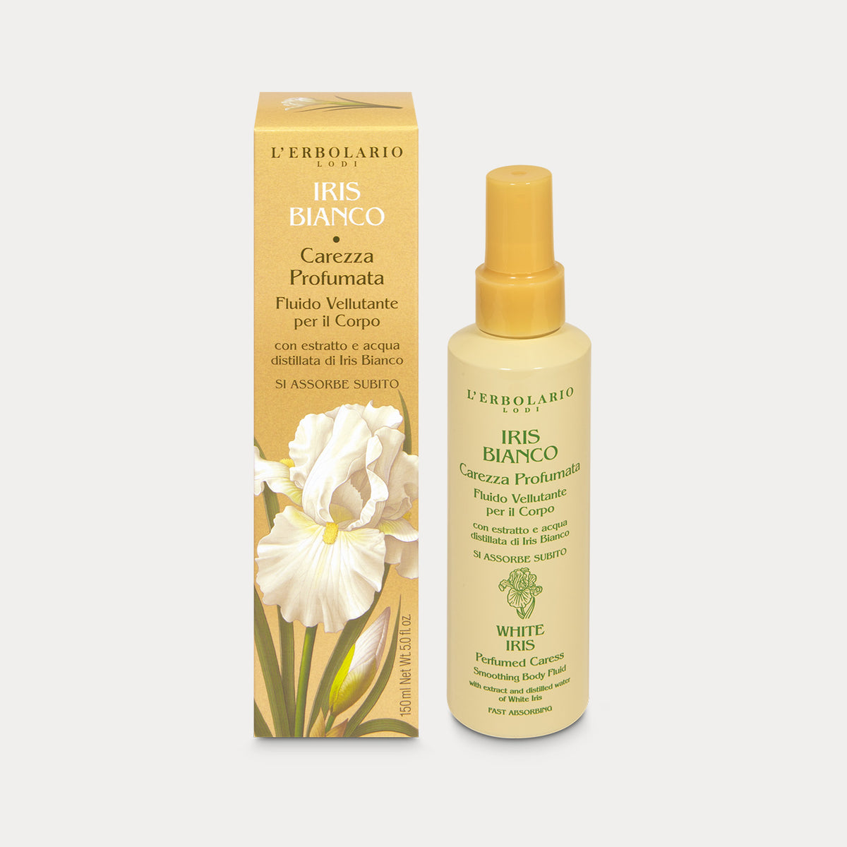Parfum L'Erbolario Iris Blanc - Eau De Parfum Fleuri épicé, 100ml Ou 50ml, Italie
