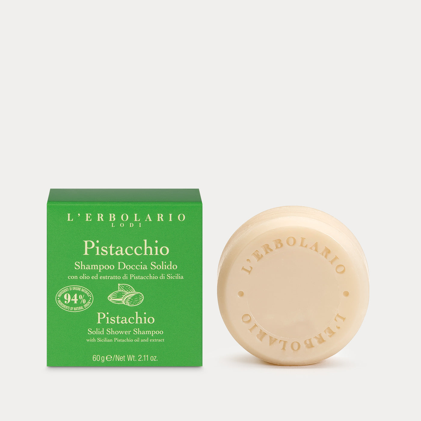 Shampoo Doccia Solido Pistacchio