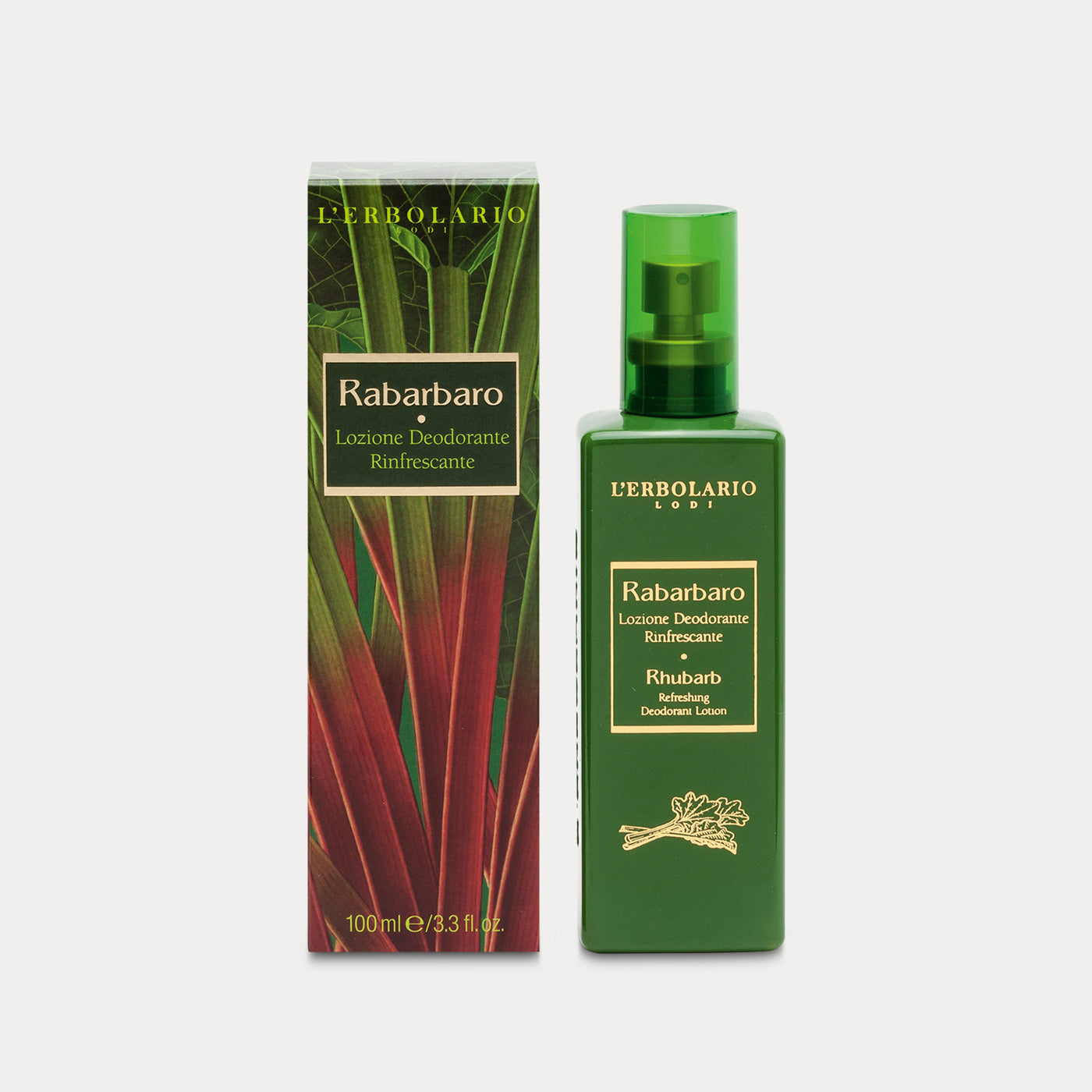 Lozione Deodorante Rinfrescante Rabarbaro