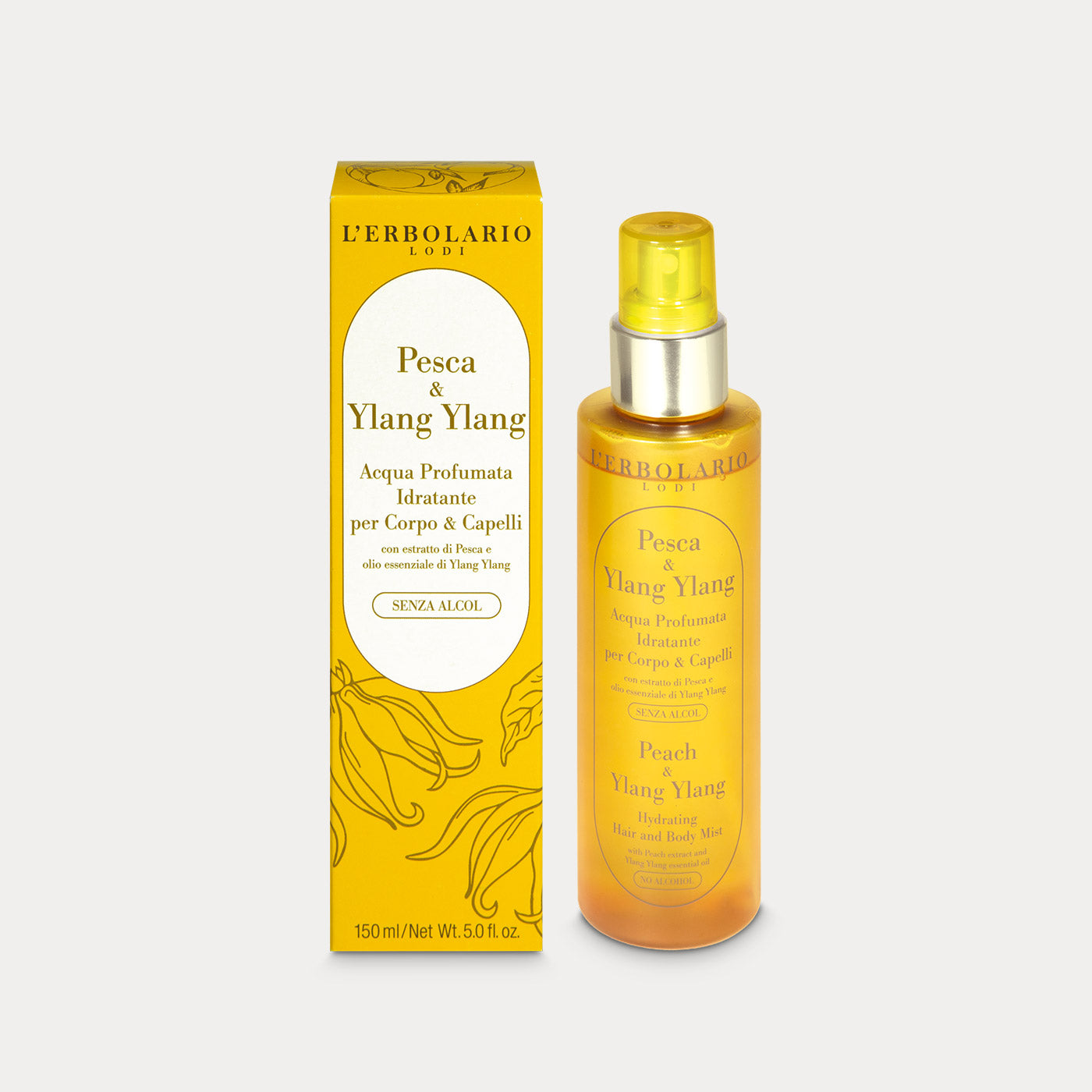 Acqua Profumata Idratante Pesca & Ylang Ylang