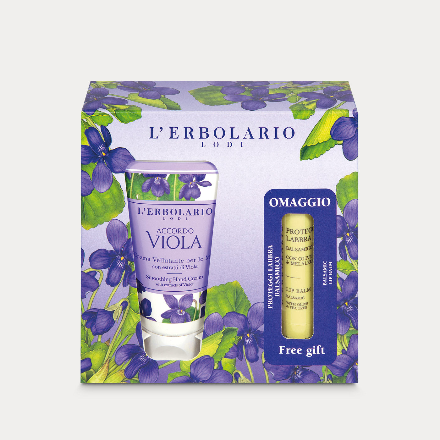 Crema Mani Accordo Viola e Proteggilabbra in omaggio