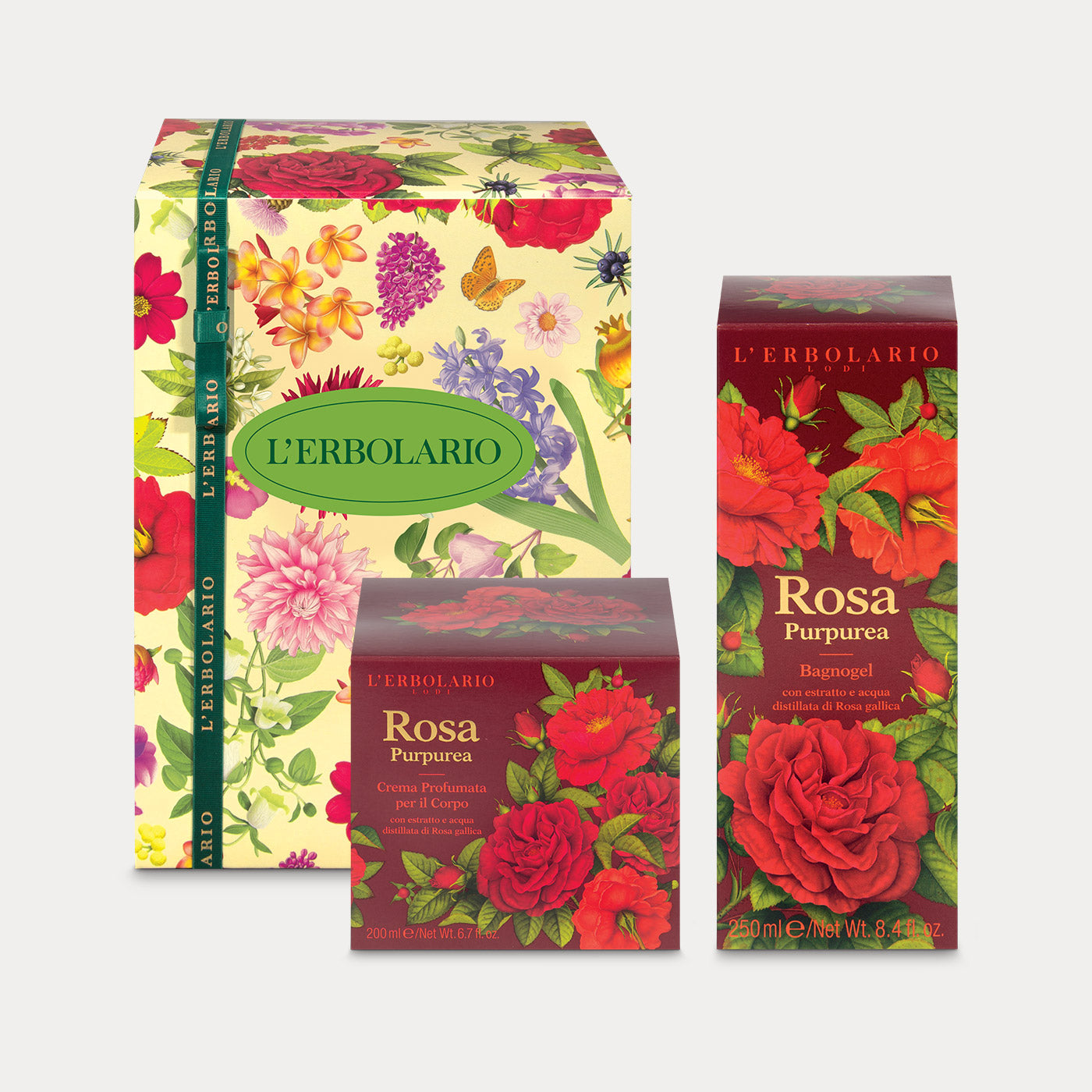Confezione regalo Duo Corpo Rosa Purpurea