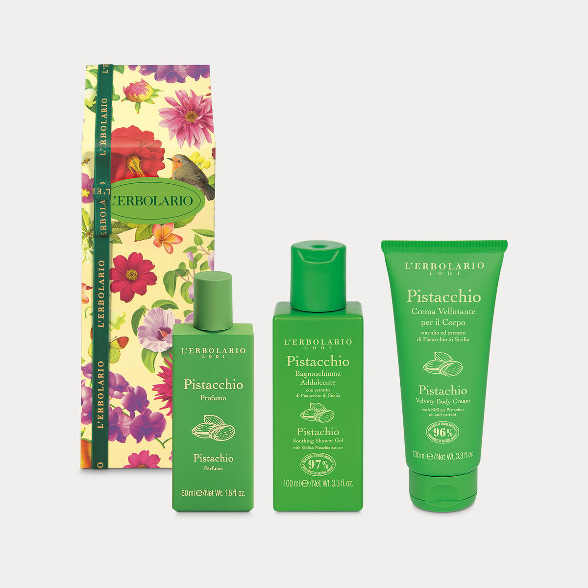 Confezione regalo Trio Profumo Pistacchio