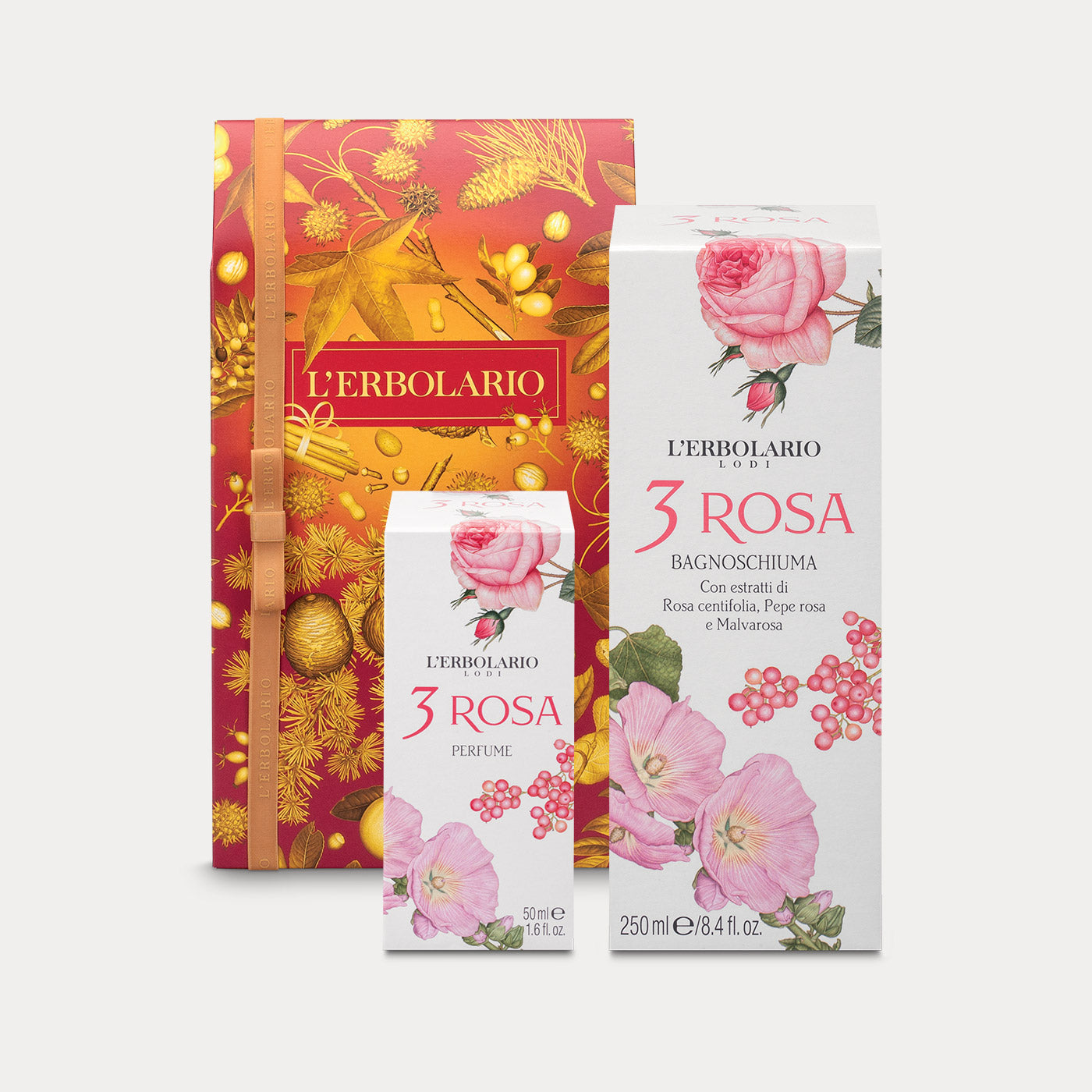 Confezione 3 Rosa Profumo Media