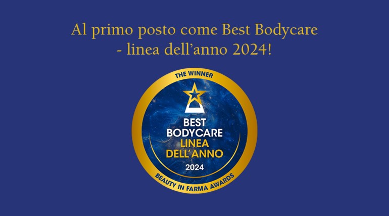 Pistacchio è Best Bodycare - linea dell'anno 2024
