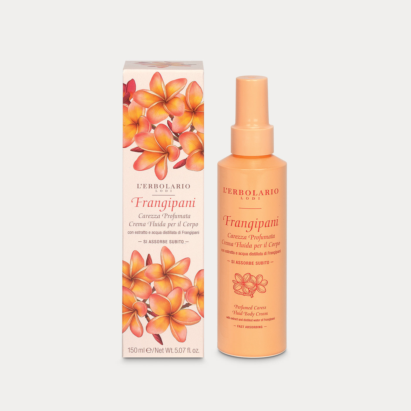 Carezza Profumata Crema Fluida per il Corpo Frangipani