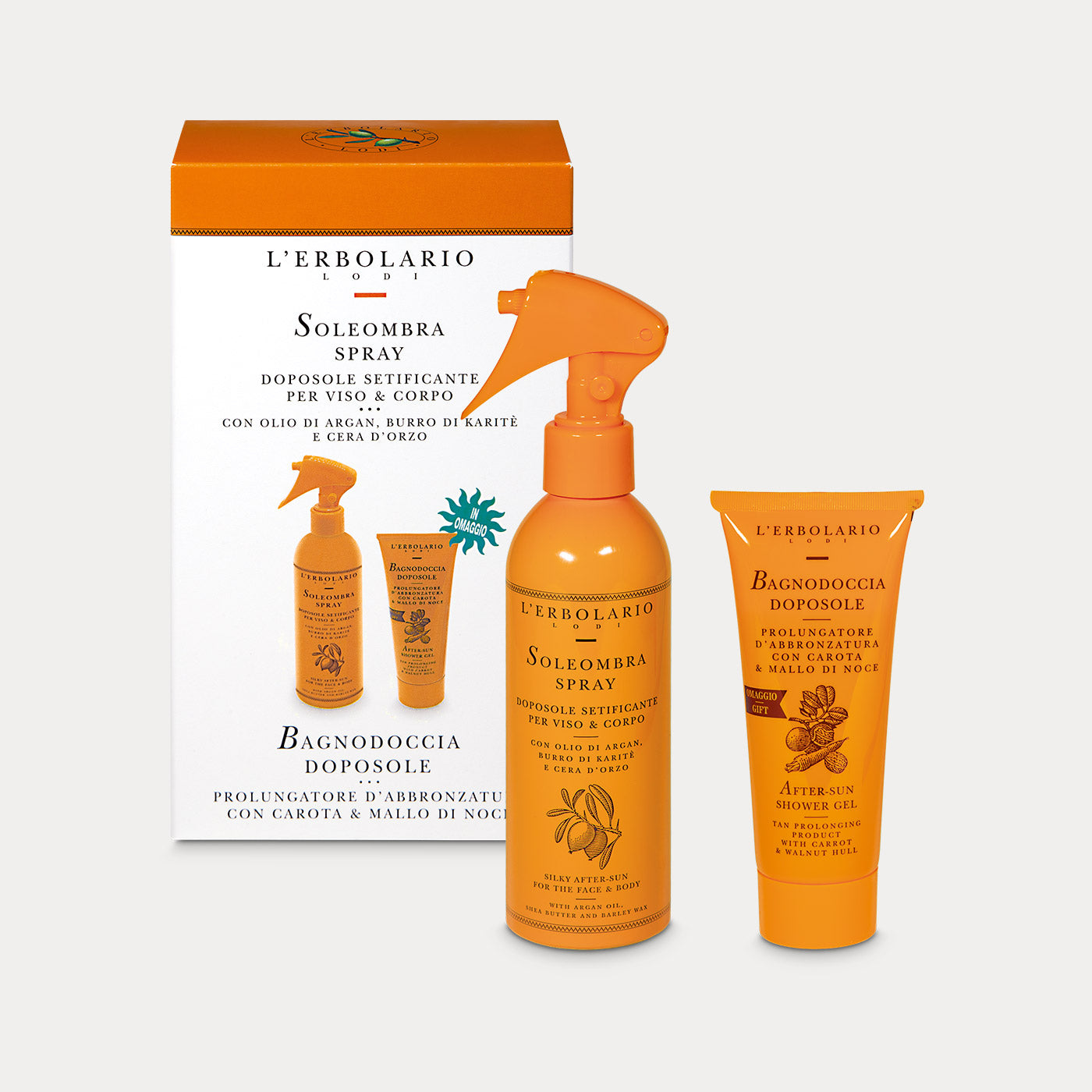 Doposole Spray Soleombra e Bagnodoccia Doposole in omaggio