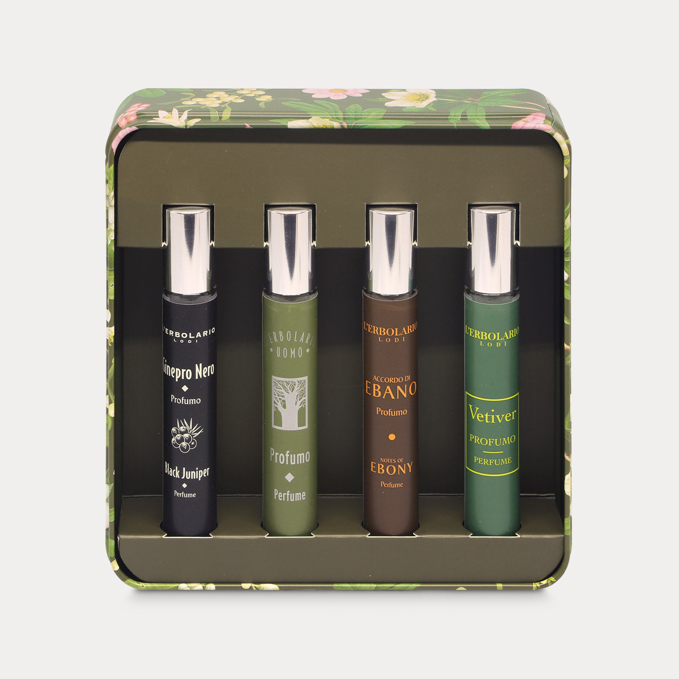 Cofanetto profumi formato viaggio: Note Legnose – L'Erbolario
