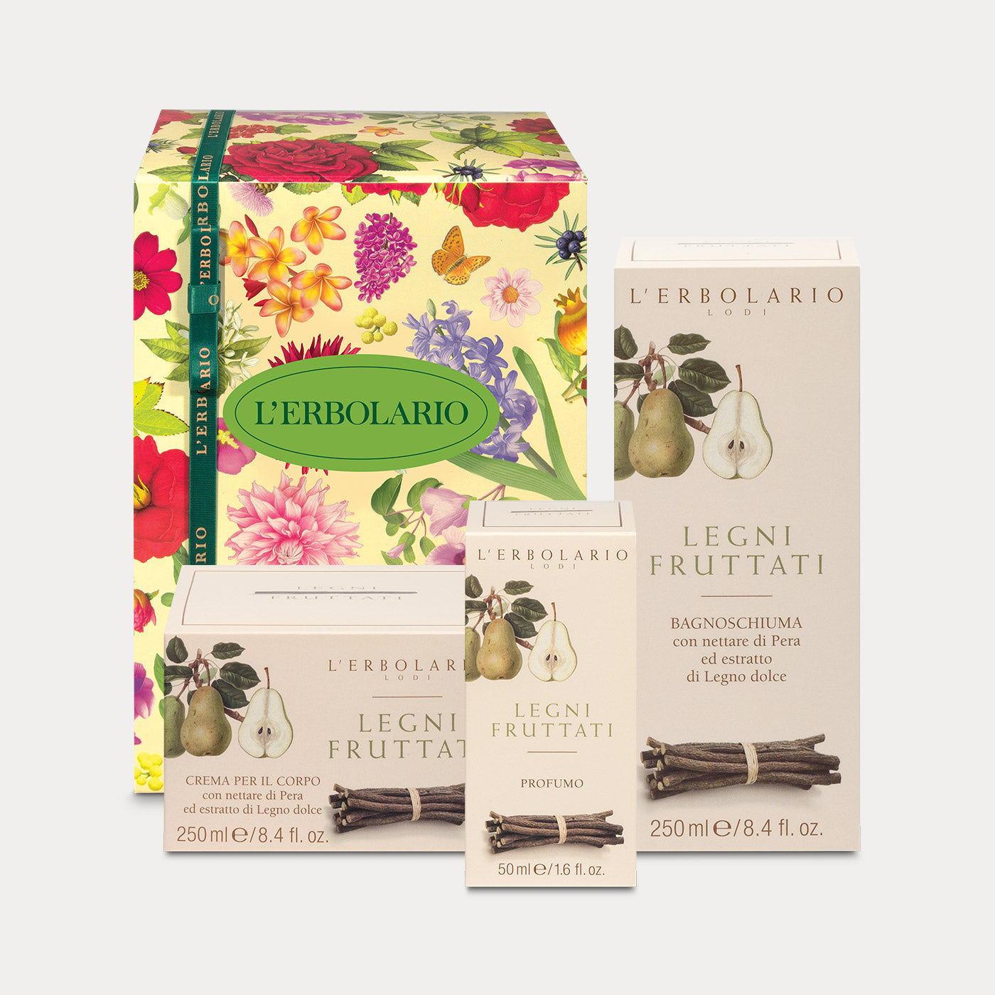 Confezione regalo Trio Profumo Legni Fruttati