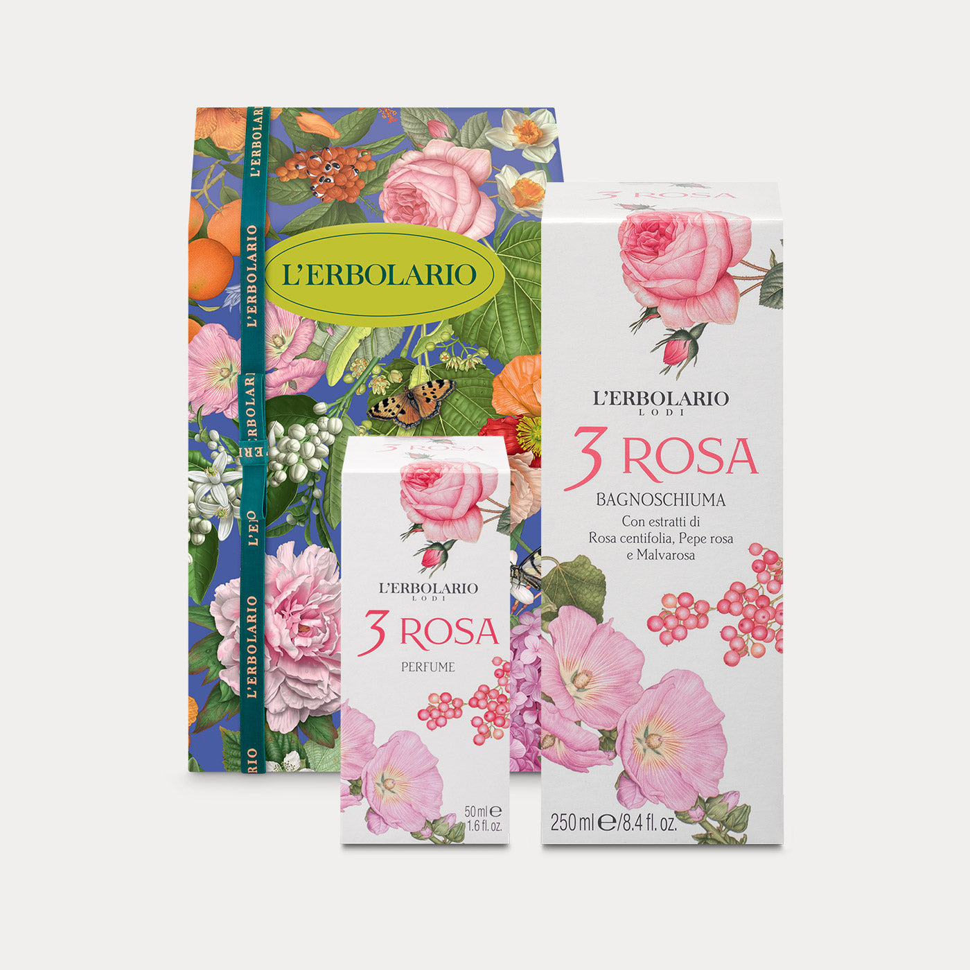 Confezione 3 Rosa Profumo Media