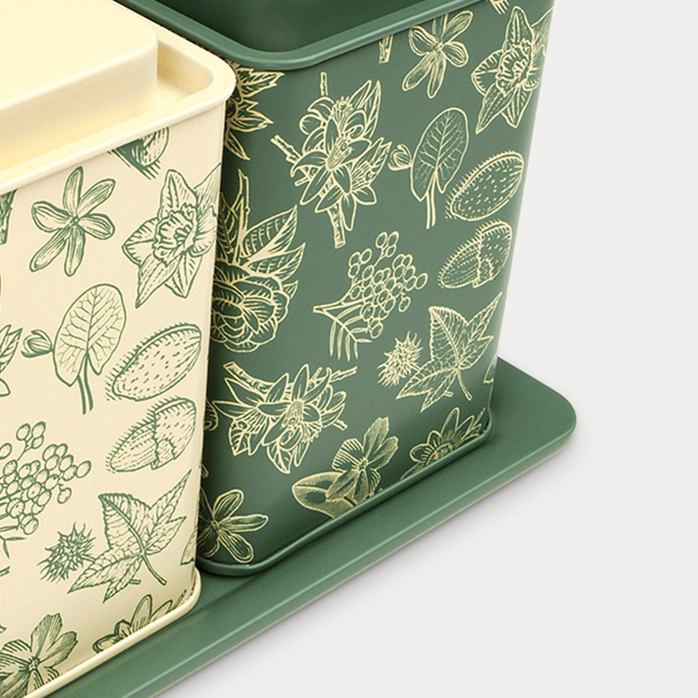 Set Contenitori in Latta - 600 Punti Foglia