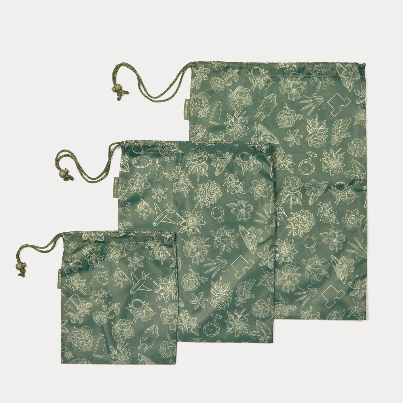 Set Sacchetti in tessuto - 250 Punti Foglia